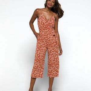 KAILEIGH Rica Knit Crop Jumpsuit